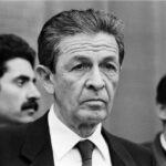 Enrico Berlinguer. Comizio del PCI in Piazza Politeama. Palermo, 1983