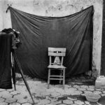 Studio fotografico all'aperto per le strade di Istanbul. Turchia, 1984